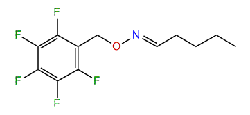 Pentanal o-(2,3,4,5,6-pentafluorobenzyl)-oxime